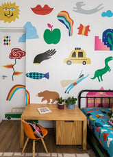 Papel de Parede Infantil Surrealismo - Painel